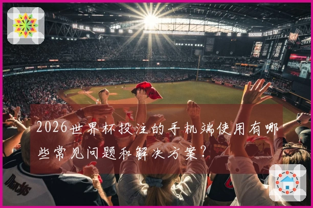 2026世界杯投注的手机端使用有哪些常见问题和解决方案？